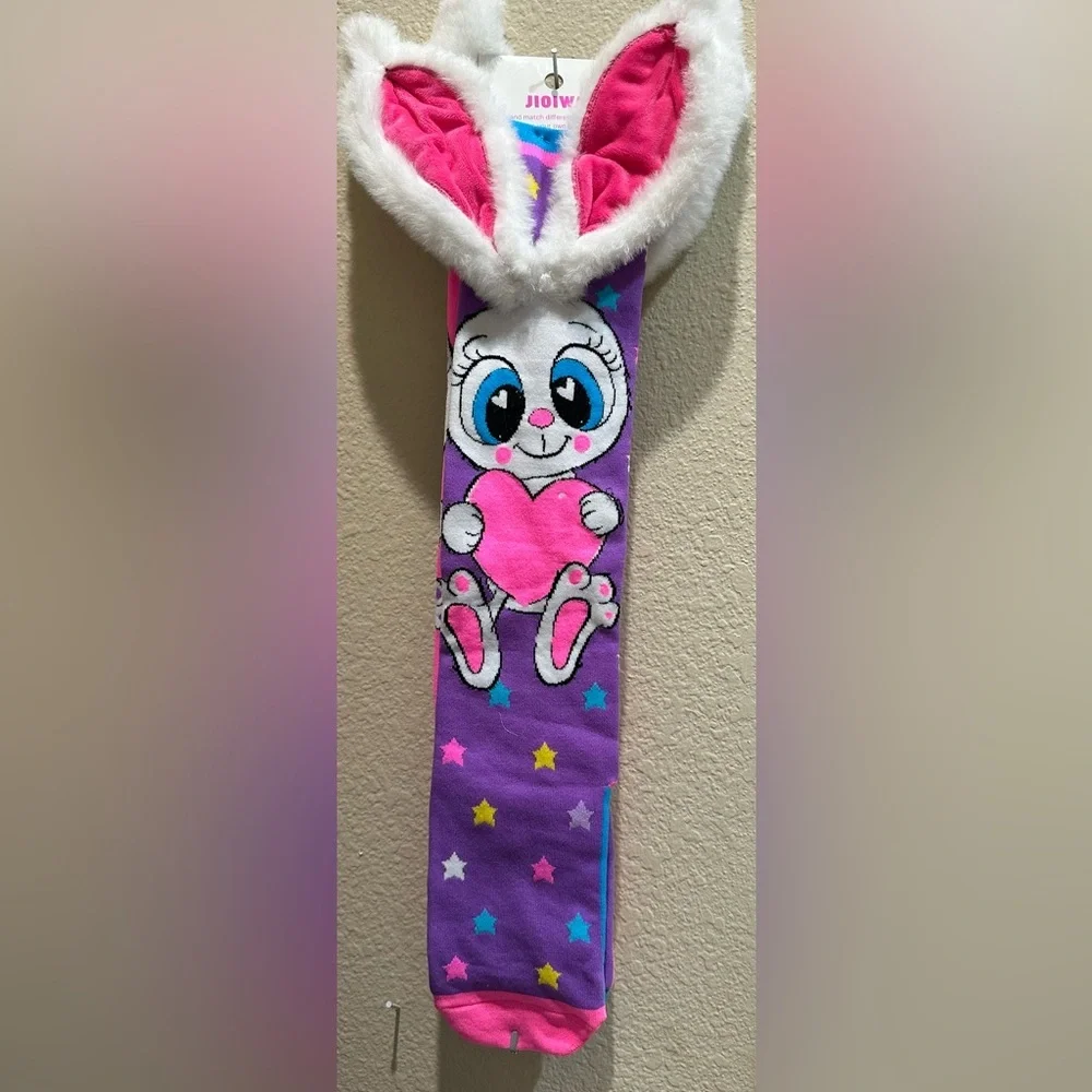 New Bunny Character Socks. No size given.